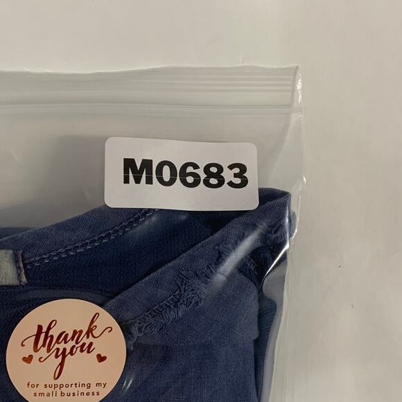 XCVI Wearables L Womens Blue Linen Cotton Blend Shirt Dress Breathable Travel - Picture 9 of 9